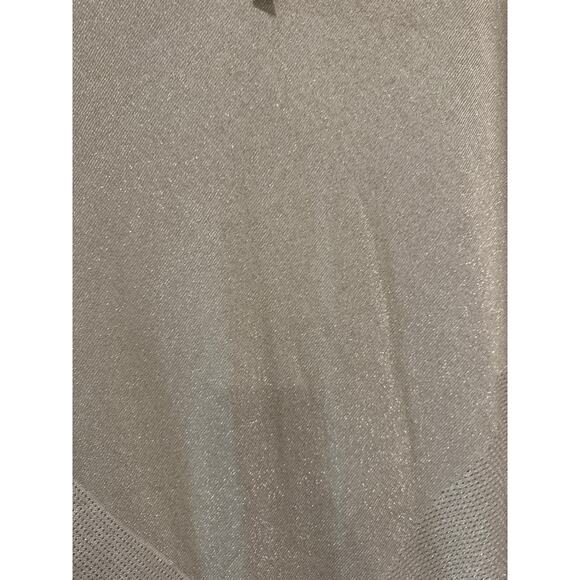 White House Black Market Shimmer Fringe Poncho Size Medium - Picture 2 of 12